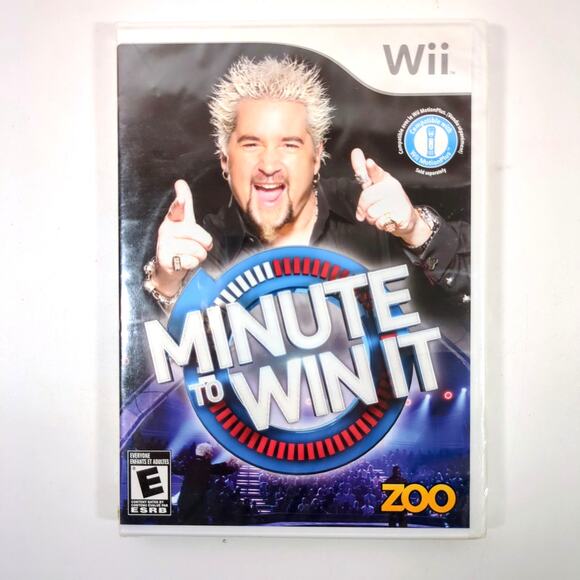 Minute to Win It Nintendo Wii Game Brand New Sealed Guy Fieri Official TV Show - Picture 1 of 2